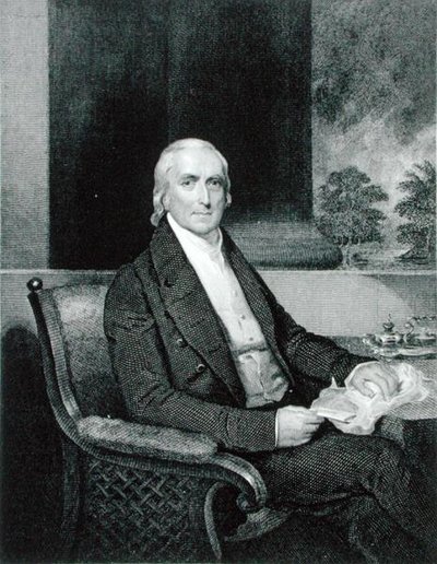 Philip Syng Physick (1768-1837), Richard W. Dodson (1812-67) tarafından oyulmuş (gravür) by Henry (after) Inman