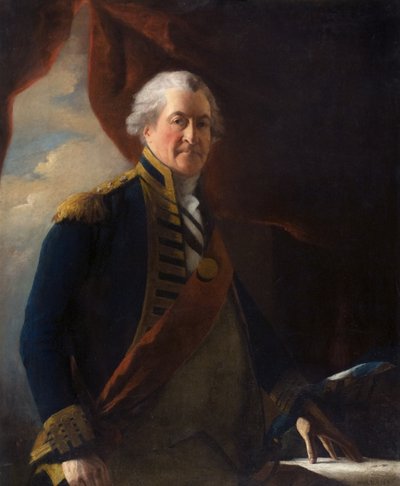 Amiral Duncan (tuval üzerine yağlı boya) by Henry (after) Raeburn