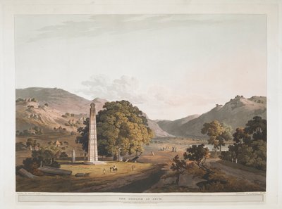 Axum'daki dikilitaş by Henry (after) Salt