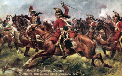 1. (Krallar) Ejderha Muhafızları, Waterloo Savaşı, 18 Haziran 1815 by Henry A. Payne