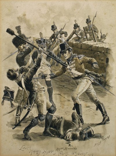 Teğmen Harry Hunt Kraliyet Deniz Piyadeleri 18 Ağustos 1813