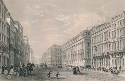 Rue du Chapeau Rouge, Bordeaux, 19. yüzyılın ortaları. by Henry Adlard