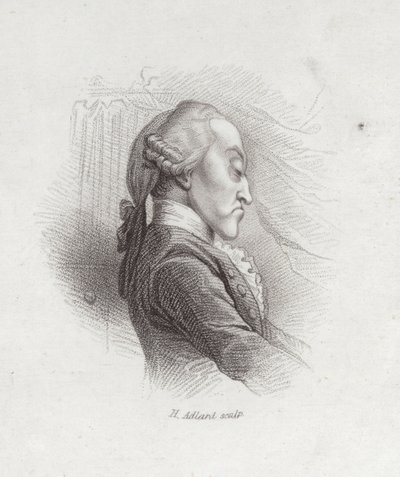 Thomas Augustine Arne, İngiliz besteci (1710-1778) by Henry Adlard