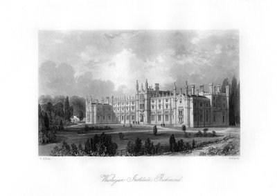 Wesleyan Enstitüsü, Richmond, 19. yüzyıl. by Henry Adlard