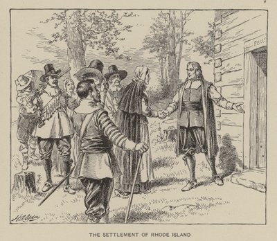 Rhode Island (lito) yerleşimi by Henry Alexander (after) Ogden