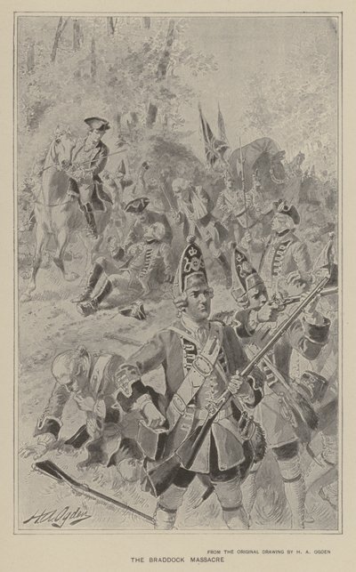 Braddock katliamı by Henry Alexander Ogden