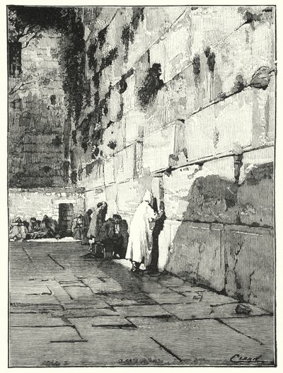 Yahudilerin Ağlama Yeri, Kudüs (litto) by Henry Andrew Harper
