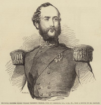 Ekselansları George William Frederick Charles, Cambridge Dükü, KG, GCH, vb. by Henry Anelay