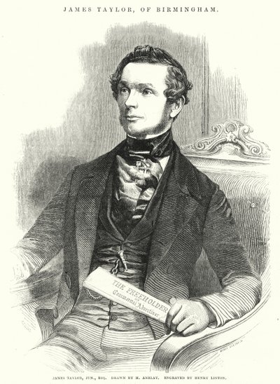 James Taylor (gravür) by Henry Anelay