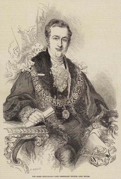 Çok Saygıdeğer John Kinnersley Hooper, Lord Mayor by Henry Anelay