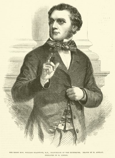 Çok Saygıdeğer William Gladstone, Milletvekili, Maliye Bakanı by Henry Anelay