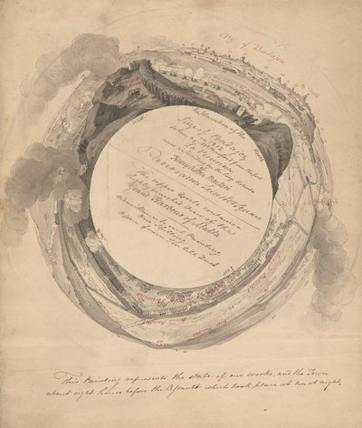 Badajoz'da Kuşatma by Henry Aston Barker