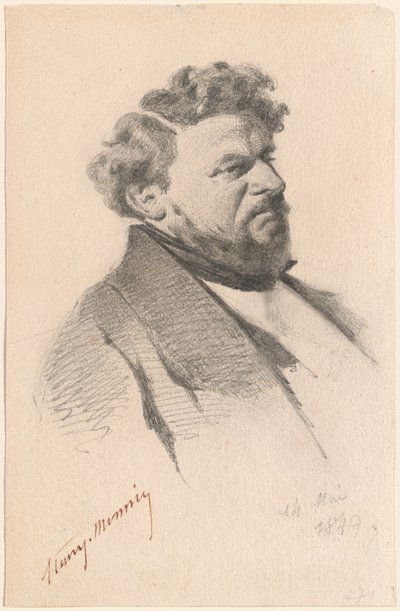 Bir Adamın Portresi by Henry Bonaventure Monnier