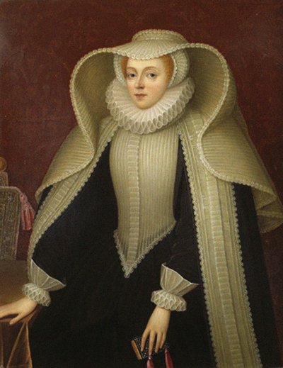 Elizabeth, Lady Hoby, kızlık soyadı Elizabeth Cooke 1528-1609, 18. yüzyılın sonları. by Henry Bone