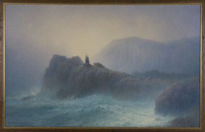 Tombeau du marin (Romantik tarz), 1910 yılında (tuval üzerine yağlıboya) by Henry Brokman-Knudsen