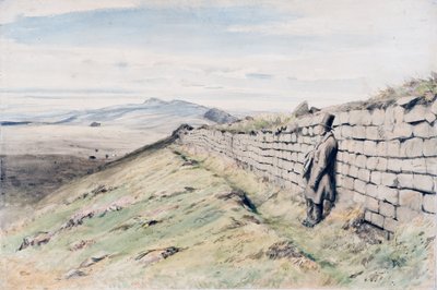 Cockmount Hill (kağıt üzerine kalem, wc & guaş, kart üzerine) by Henry Burdon Richardson