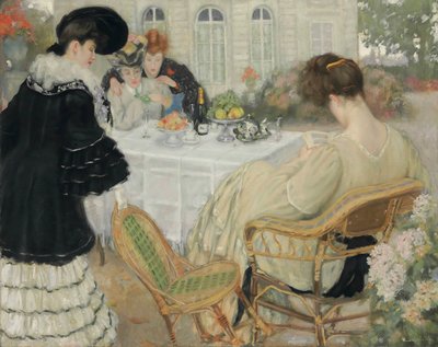 Çay içen bayanlar, 1902. by Henry Caro Delvaille