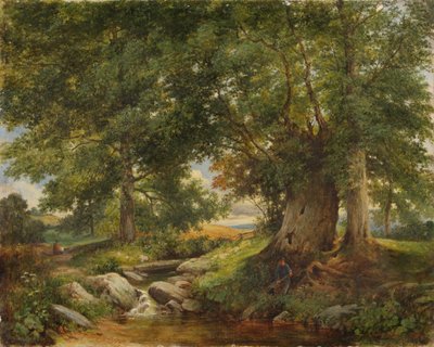 Worcester yakınlarında bir Alabalık Çayı, 1866 by Henry Chaplin