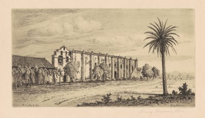 Mission San Gabriel Arcangel by Henry Chapman Ford