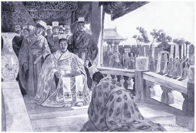 Han Yu anma törenini sunarken by Henry Charles Seppings Wright