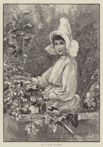 Bir Hop Bahçesinde by Henry Charles Seppings Wright