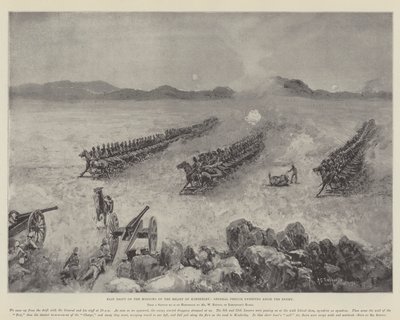 Kimberley Rölyefi Sabahında Klip Drift, General French Düşmanı bir kenara itiyor by Henry Charles Seppings Wright