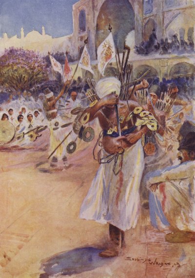 Mohurrum Festivali, İran by Henry Charles Seppings Wright