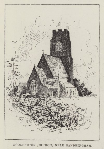 Sandringham yakınlarındaki Woolferton Kilisesi, by Henry Charles Seppings Wright