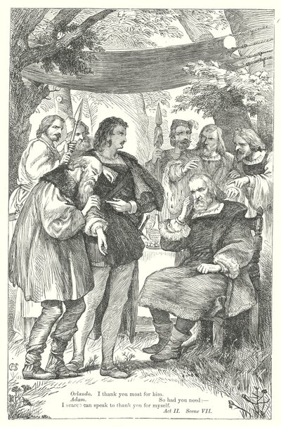 Beğendiğiniz Gibi (gravür) by Henry Courtney (after) Selous
