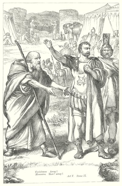 Coriolanus (gravür) by Henry Courtney (after) Selous
