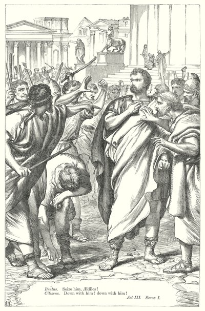 Coriolanus (gravür) by Henry Courtney (after) Selous