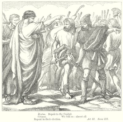 Coriolanus (gravür) by Henry Courtney (after) Selous