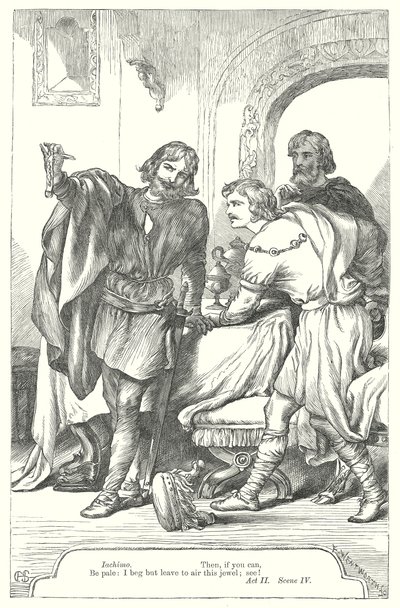 Cymbeline (gravür) by Henry Courtney (after) Selous