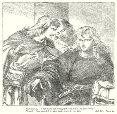 Hamlet (gravür) by Henry Courtney (after) Selous
