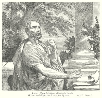 Julius Caesar (gravür) by Henry Courtney (after) Selous