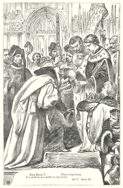 Kral 4. Henry Bölüm II (gravür) by Henry Courtney (after) Selous