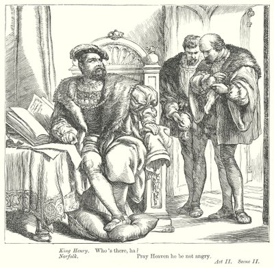 Kral VIII Henry (gravür) by Henry Courtney (after) Selous