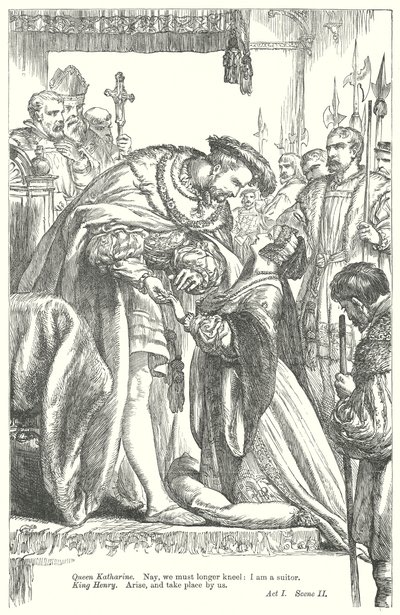 Kral VIII Henry (gravür) by Henry Courtney (after) Selous