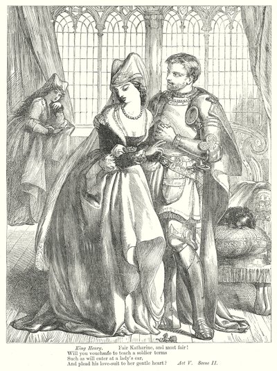 Kral V. Henry (gravür) by Henry Courtney (after) Selous
