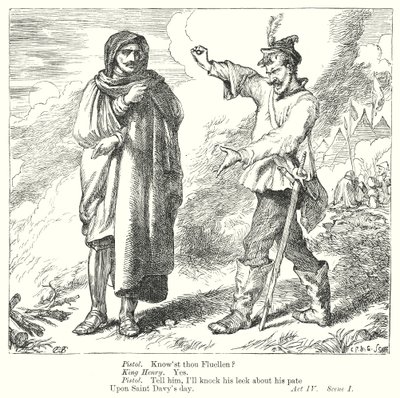 Kral V. Henry (gravür) by Henry Courtney (after) Selous