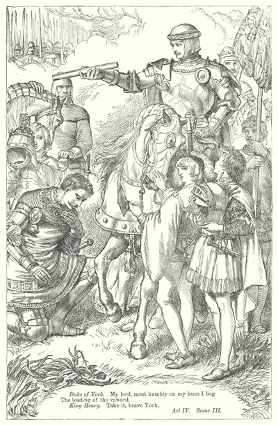 Kral V. Henry (gravür) by Henry Courtney (after) Selous