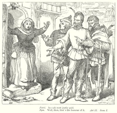 Kral V. Henry (gravür) by Henry Courtney (after) Selous