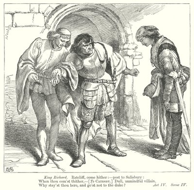 Kral 3. Richard (gravür) by Henry Courtney (after) Selous
