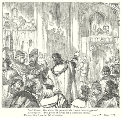 Kral 3. Richard (gravür) by Henry Courtney (after) Selous