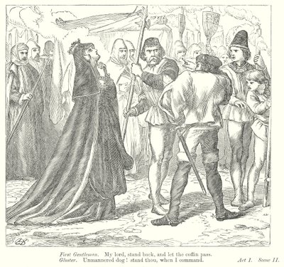 Kral 3. Richard (gravür) by Henry Courtney (after) Selous