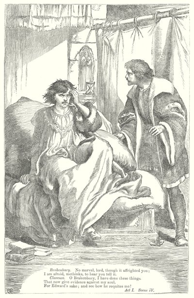 Kral 3. Richard (gravür) by Henry Courtney (after) Selous