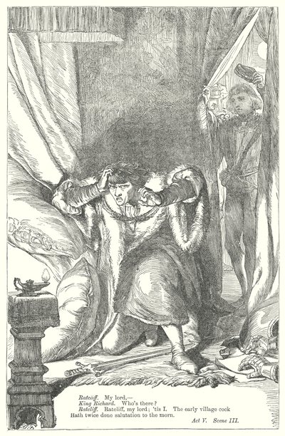 Kral 3. Richard (gravür) by Henry Courtney (after) Selous