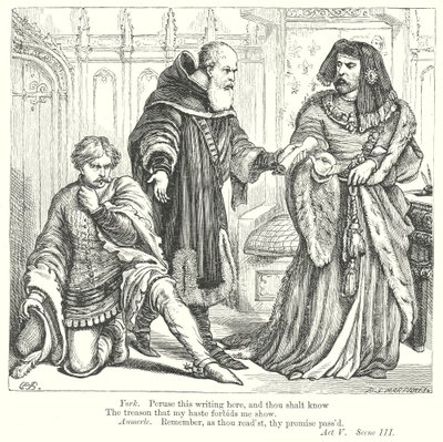 Kral 2. Richard (gravür) by Henry Courtney (after) Selous