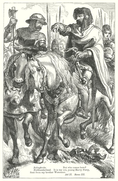 Kral 2. Richard (gravür) by Henry Courtney (after) Selous