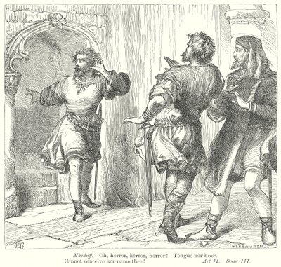 Macbeth (gravür) by Henry Courtney (after) Selous